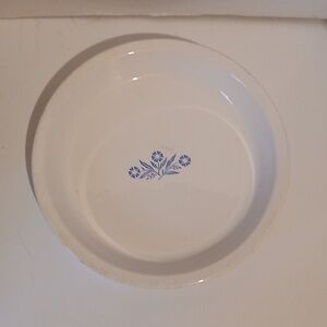 Vintage Corningware Cornflower 9" Pie Plate